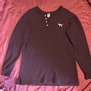 VS Pink Knitted Long Sleeve